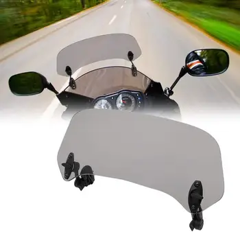 1 Комплект, удлинитель лобового стекла Мотоцикла, Регулируемый Спойлер, Универсальные детали для дефлектора ветрового стекла