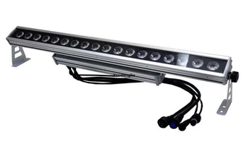 10 штук sharpy outdoor ip65 водонепроницаемый настенный светодиодный светильник 18x18 Вт RGBWAUV 6в1 светодиодный светильник для мытья стен