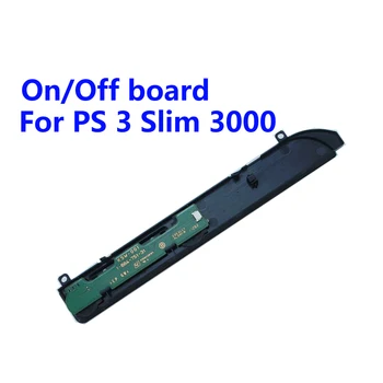 100шт Кнопка включения выключения для PlayStation 3 Slim 3000 Для PS 3 Slim 3000 Плата переключения консоли, плата ленточного кабеля