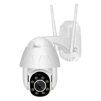 1080P PTZ Скоростная Купольная IP-камера Наружная Камера Безопасности 4-Кратный Цифровой Зум ИК Ночного Видения Автоматическое Отслеживание WiFi Камера ONVIF