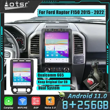 12,1-дюймовый автомобильный радиоприемник Для Ford Raptor F150 2015-2022 F150 Android Tesla Экран GPS Авторадио Мультимедийный плеер Подключи и играй