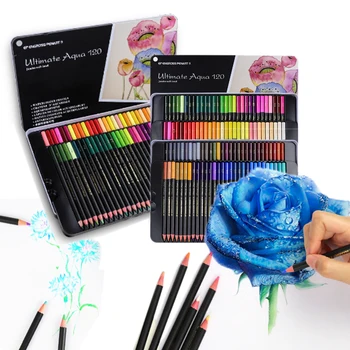 120 цветов, нетоксичный водорастворимый цветной карандаш Премиум-класса, гигантские акварельные карандаши с мягким грифелем, безопасные для рисования