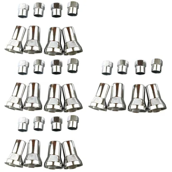 16 Комплектов Декоративных шин Tr413ac, Колпачки для штока клапана, Комплект втулок, крышки из алюминиевого сплава