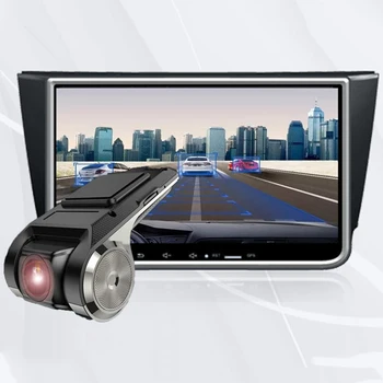 720P HD Автомобильный Видеорегистратор Видеомагнитофон Android USB Скрытая Автомобильная Камера Ночного Видения 170 ° Широкоугольный Видеорегистратор G-Sensor Drive Dashcam