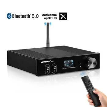 D03 Hi-Fi Bluetooth 5,0 Аудио Усилитель 2,1 Беспроводной Цифровой Звуковой Мощности Сабвуфер Amplificador USB DAC Стерео Audio150Wx2