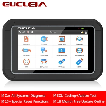 EUCLEIA S7C Профессиональный автомобильный сканер OBD2 с полной системой диагностики автомобиля