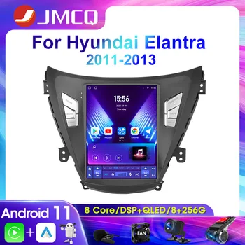 JMCQ 2Din 4G Android 11 Автомобильный Стерео Радио Мультимедийный Видеоплеер Для Hyundai Elantra Avante I35 2011-2013 Навигация GPS Carplay