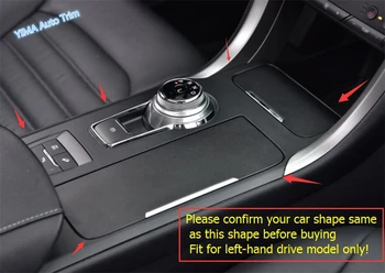 Lapetus Высокое Качество для Ford Mondeo/Fusion 2013 2014 2015 2016 Из нержавеющей стали, коробка переключения передач, накладка на панель, 5 шт