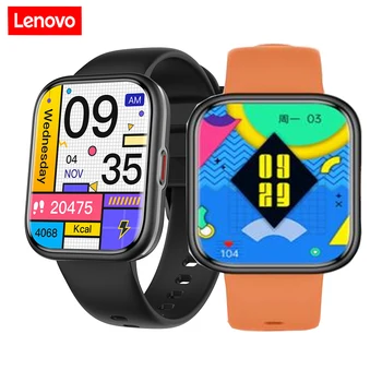 Lenovo Мужские Умные Часы с NFC-интерфейсом, Измеряющие уровень кислорода в Крови, Кровяное давление, Монитор Здоровья, Смарт-часы, Спортивные Водонепроницаемые Смарт-браслет с Bluetooth-вызовом