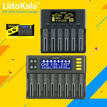 LiitoKala lii-S8 lii-S6 Lii-PD4 Lii-PD2 lii-S2 lii-S4 lii-402 lii-202 зарядное устройство для аккумулятора 18650 26650 21700 литиевая NiMH батарея