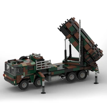 MOC-71064 MAN KAT1 8x8 + MIM-104 Модель PATRIOT SAM в военной тематике, строительные блоки, игрушки, набор (913 шт.)