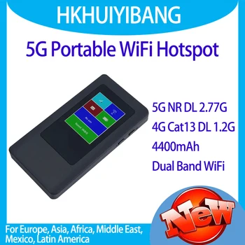MTK 7nm MT6833 5G Модем Мобильная точка доступа С Sim-картой Двухдиапазонный WiFi AC1200 5G NR SA/NSA 4G LTE Cat13 Беспроводной Маршрутизатор 4*4 MIMO