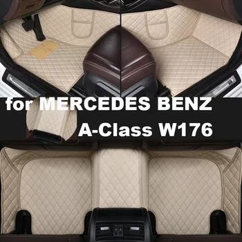 Автомобильные коврики Autohome для MERCEDES BENZ A-Class W176 2013-2017 года выпуска, обновленная версия, Аксессуары для ног, ковры