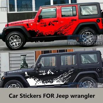 Автомобильные наклейки для Jeep wrangler, украшение внешнего вида кузова, модифицированные наклейки на дверь Wrangler, спортивные наклейки для бездорожья
