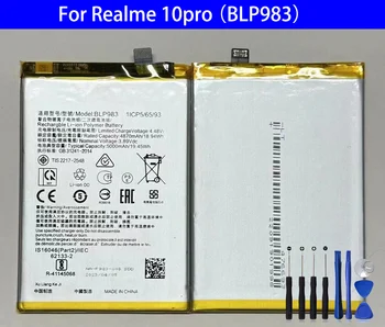 Аккумулятор BLP983 для Oppo Realme 10 Pro Оригинальной емкости для телефонов Bateria