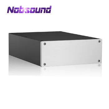 Алюминиевое Шасси Nobsound для Корпуса предусилителя HiFi Усилитель DIY Корпус DAC Case Box (W215mm × D308mm × H80mm)