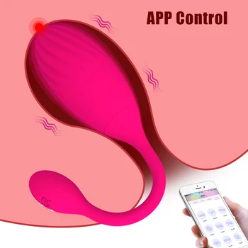 Беспроводной Bluetooth G Spot Фаллоимитатор-вибратор для женщин, приложение для дистанционного управления, трусики с вибрирующим яйцом, секс-игрушки для клитора для женщин и взрослых