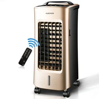 Вспомогательный вентилятор для кондиционирования воздуха, холодный и теплый, двухцелевой охладитель воздуха с дистанционным управлением, маленький холодильник
