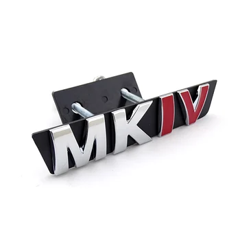 Высококачественная АБС-пластиковая хромированная решетка MKIV эмблема автомобиля Логотип Golf 4 табличка с именем знак