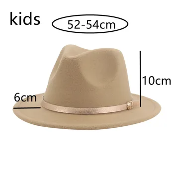 Детская шляпа Fedoras, шапка для девочек, Зимние женские шапки, Панама для мальчиков, Джазовые кепки, Поясная лента, Милая Роскошная детская шляпа для украшения улицы, Женская шапка