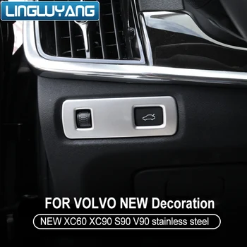 для Volvo XC60 XC90 S60 V60 S90 V90 XC40 внутренняя модифицированная панель управления фарами декоративные наклейки