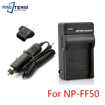Дорожное зарядное устройство и автомобильный адаптер постоянного тока Заменяют аккумулятор Sony BC-TRF на NP-FF50, NP-FF51, NP-FF70, NP-FF71 для серийных камер DCR