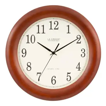Дюймовые Атомные Аналоговые часы с вишневой отделкой из дуба, WT-3122A-Int Цифровые часы, Часовой механизм digital Nh, Запчасти для Часов, Часы Home de