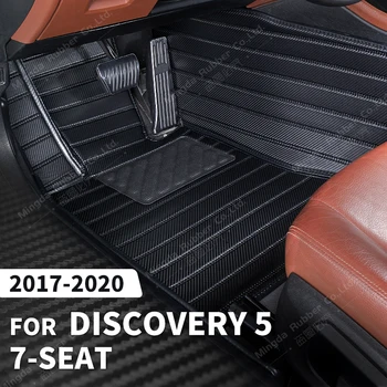 Изготовленные На заказ Коврики Из Углеродного Волокна Для Land Rover Discovery 5 7-МЕСТНЫЙ 2017-2020 19 18-Футовый Ковер Аксессуары Для Интерьера Автомобиля