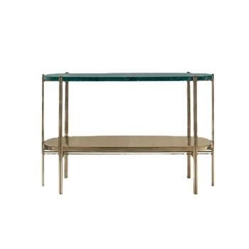 Легкий роскошный домашний приставной столик, современный простой консольный столик для гостиной высокого класса, декоративный столик