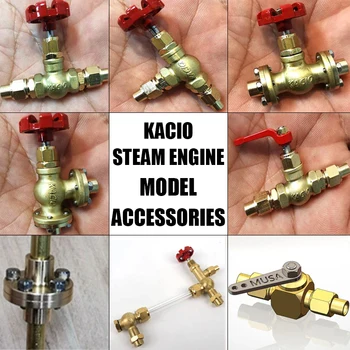 Модельные клапаны KACIO, Микропроходные клапаны, Угловые клапаны, Модели котлов, МИНИ-клапаны для паровых двигателей