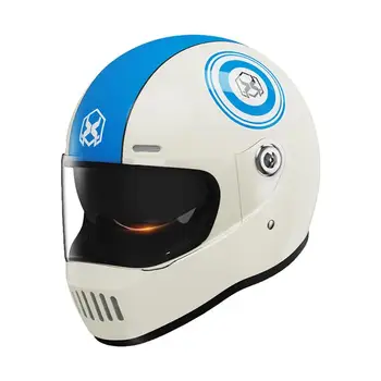 Мотоциклетные шлемы Уникальные мотоциклетные шлемы с защитой от запотевания, наружное зеркало HD, двойное зеркало для