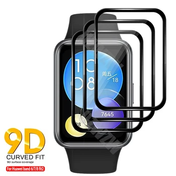 Мягкое стекло для Huawei Watch Fit 2 Smartwatch HD Full Film Защитная пленка для экрана для Huawei band 8 7 6, аксессуары для защитной пленки