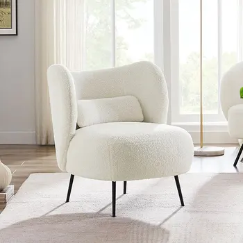 Одноместные диваны для гостиной из овечьей шерсти INS, Современный эргономичный дизайн, Диван-кресло, Косметический диван, Роскошная Индивидуальная мебель Sillon