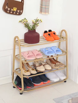 Простая вешалка для обуви, домашний порог, экономичная обувь, общежитие, узкий и пылезащитный шкаф для обуви