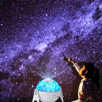 Светодиодный ночник для проектора со звездами 6 в 1, Проектор для планетария Galaxy, Лампа для проектора Звездного Неба, USB Вращающиеся ночные светильники