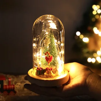 Светодиодный Рождественский ночник украшение рабочего стола настольная лампа с питанием от USB спальня гостиная кабинет сказочные огни подарок для детей