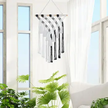 Современный настенный кулон из ткани макраме для украшения гостиной спальни