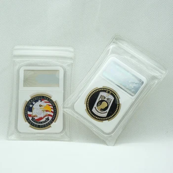 Сувенирная монета Challenge США, позолоченная монета, флаг, ветеранские военные монеты, монета American Liberty Eagle с корпусом PCCB