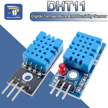 Цифровой датчик температуры и влажности DHT11 Светодиодные модули Плата MW33 Электронные строительные блоки с линией Dupont для Arduino DIY