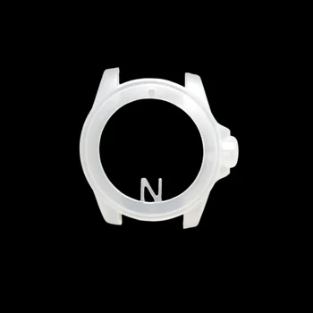 Аксессуары для Часов 40 мм белый силикагелевый чехол для часов подходит для Rolex Water Ghost Series Watch Case