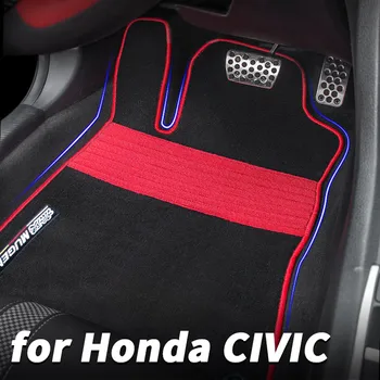 для Honda Civic 10th 2016 17 2018 2019 2020 2021 Специальные подушечки для ног спортивный ковер для модификации декора