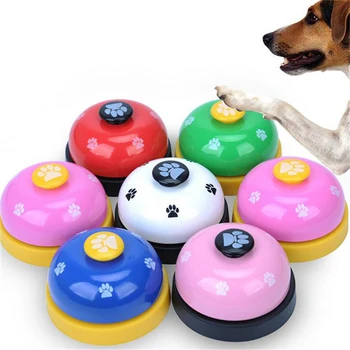 Игрушка для домашних животных, обучающая под названием ужин, маленький колокольчик, кольцо для собак, игрушки для щенка хаски, звонок для домашних животных