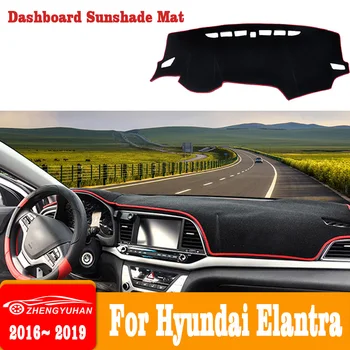 Коврик для приборной панели автомобиля, солнцезащитный козырек, ковры для приборной панели Hyundai Elantra MD 2011-2015/AD 2016-2018 2019 Аксессуары