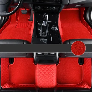 Лучшее качество! Изготовленные на заказ специальные автомобильные коврики для Lexus LX 570 2021-2007 5 мест водонепроницаемые двухслойные ковры для LX570 2019